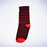 Striped Compact - Burgundy / Red